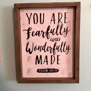Psalm 139:14 Wall Art